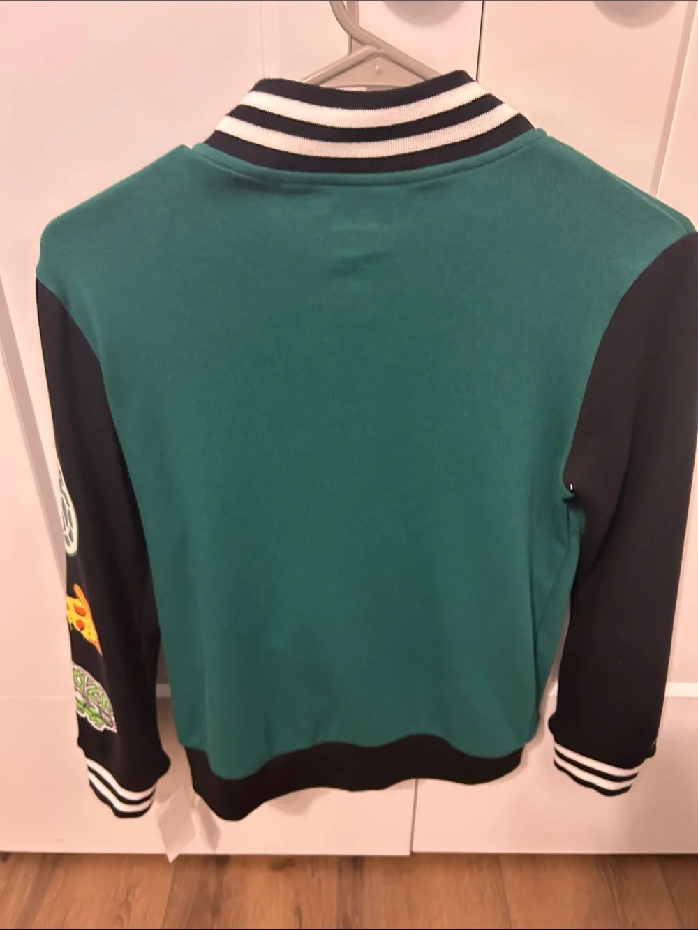 Teenage Mutant Ninja Turtles Kids' Green & Black Varsity Jacket
